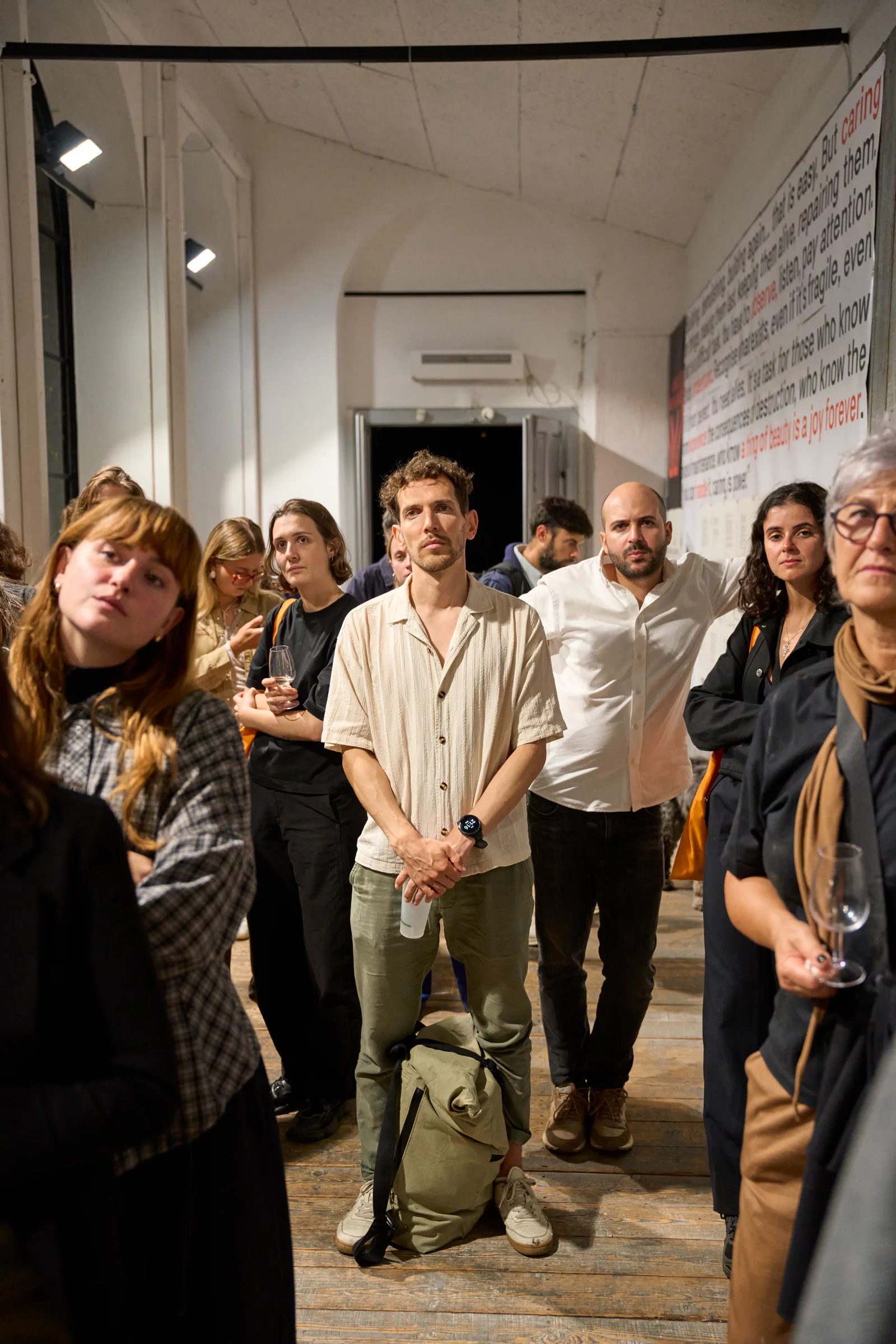 Visita di gruppo negli ambienti di Villa Saroli