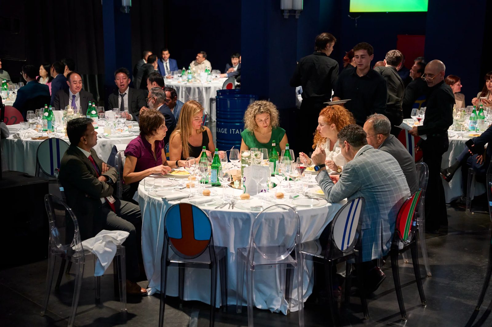 Tables and guests at the Laurus Labs dinner