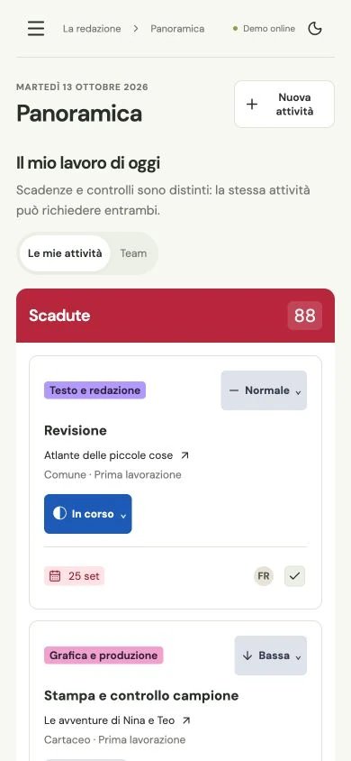 Bookmaker: panoramica della redazione dimostrativa su mobile