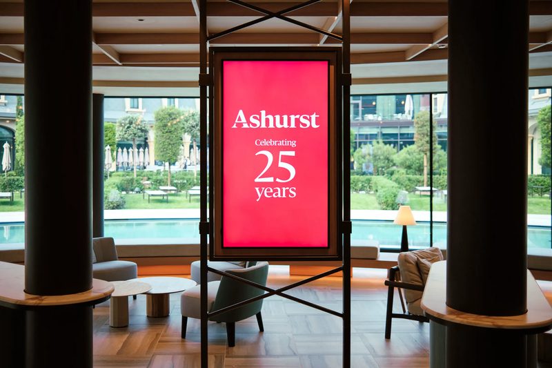 Ashurst · 25 anni in Italia