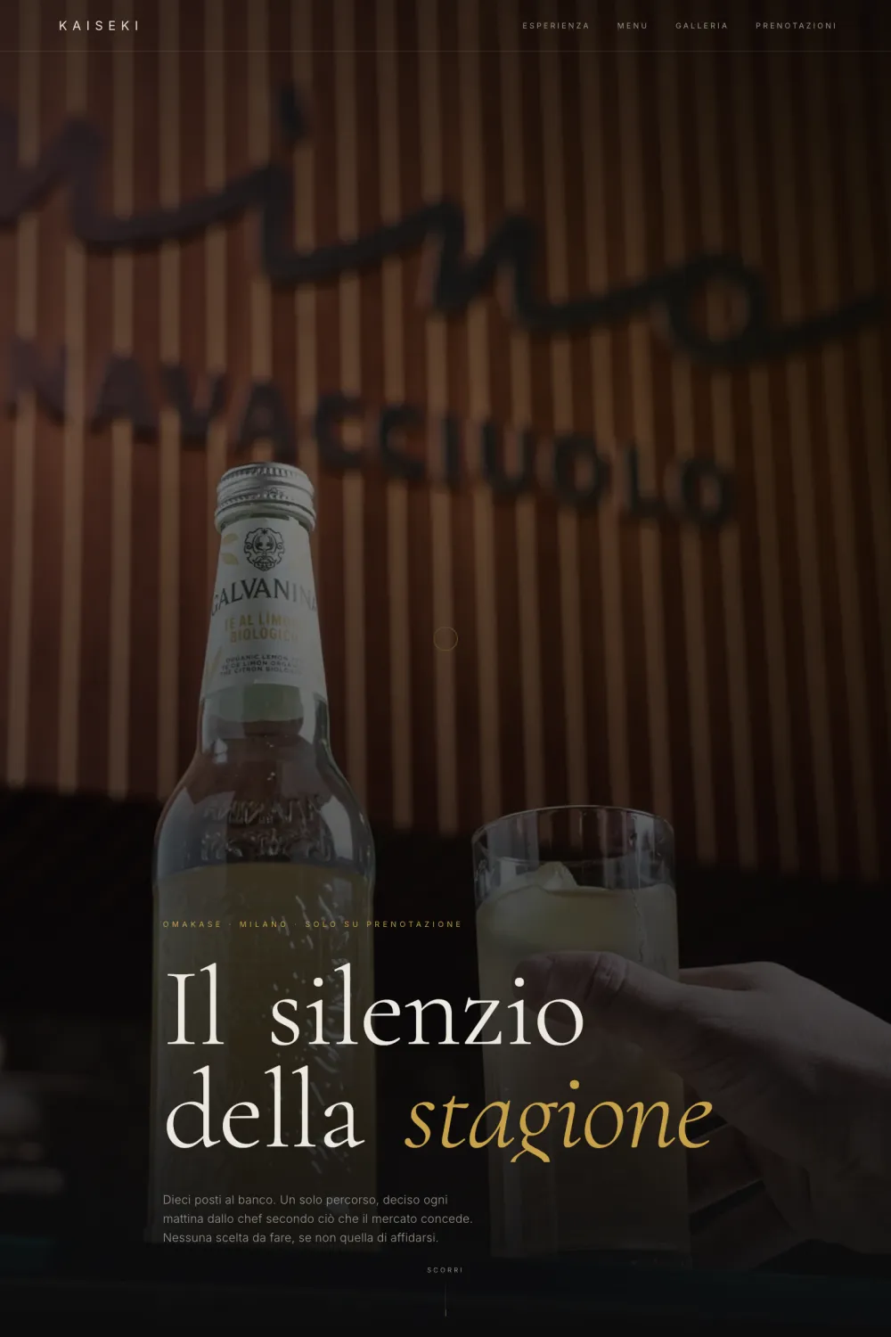 Anteprima del sito Kaiseki