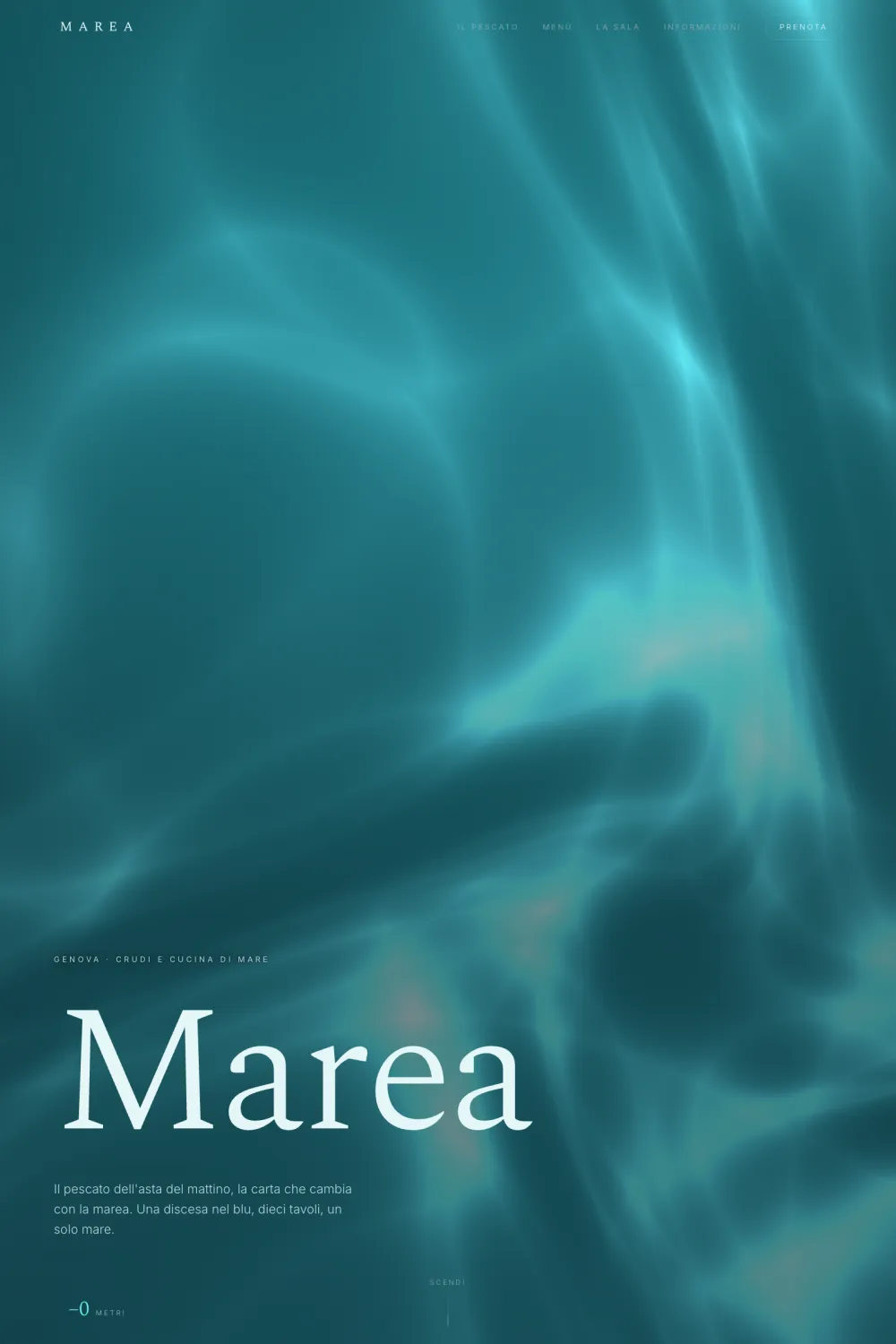 Anteprima del sito Marea