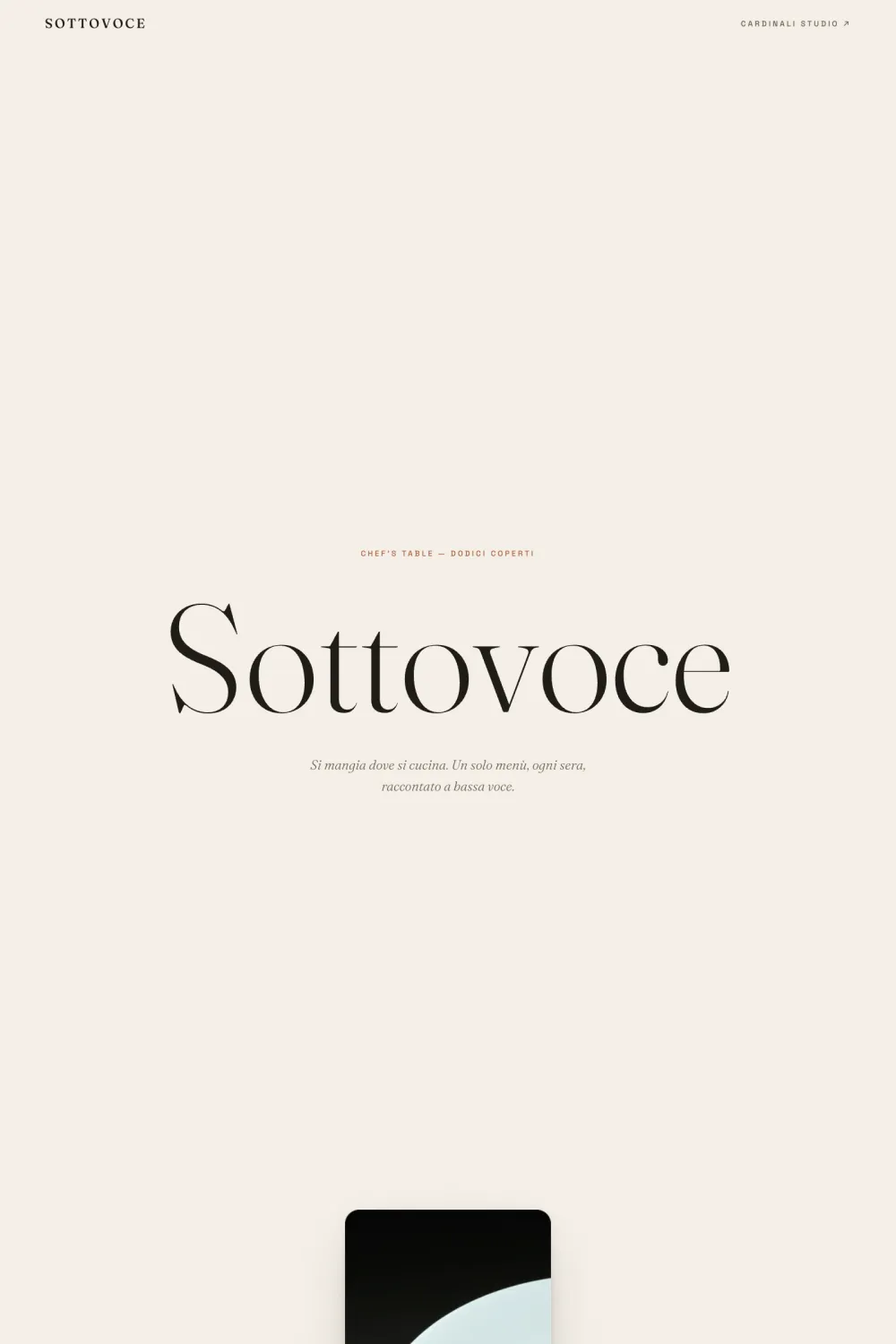 Anteprima del sito Sottovoce